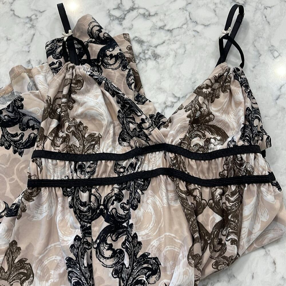 Linea Donatella Flora Slip Dress Lingerie Size M